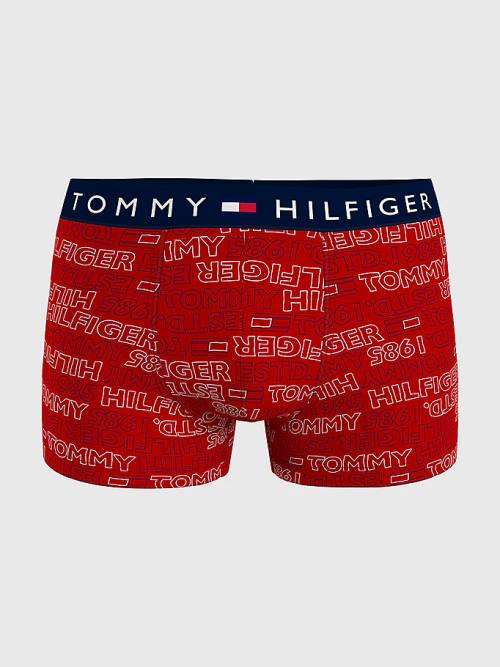 Tommy Hilfiger Original All-Over Print Trunks Fehérnemű Férfi Bézs | TH751TDO