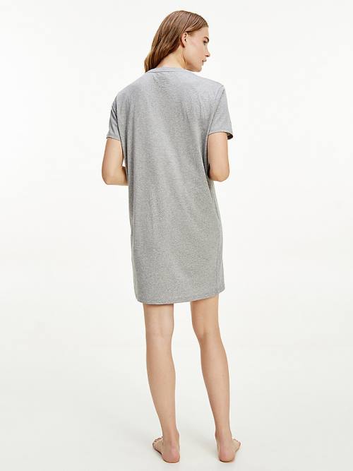 Tommy Hilfiger Original Half Sleeve Nightdress Pizsama Női Szürke | TH269WSV