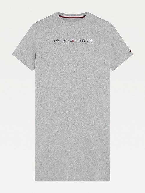 Tommy Hilfiger Original Half Sleeve Nightdress Pizsama Női Szürke | TH269WSV