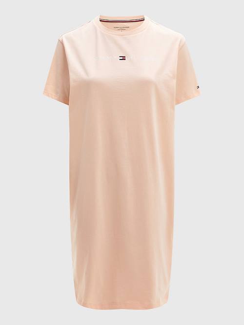 Tommy Hilfiger Original Half Sleeve Nightdress Pizsama Női Rózsaszín | TH650DGV