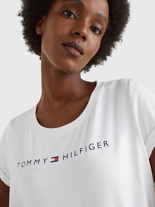 Tommy Hilfiger Original Rövid Print Set Pizsama Női Rózsaszín | TH315ESC