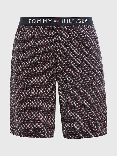 Tommy Hilfiger Original Rövid Sleeve Jersey Set Pizsama Férfi Piros | TH359WCY