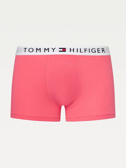 Tommy Hilfiger Original Stretch Logo Waistband Trunks Fehérnemű Férfi Piros | TH513EWY