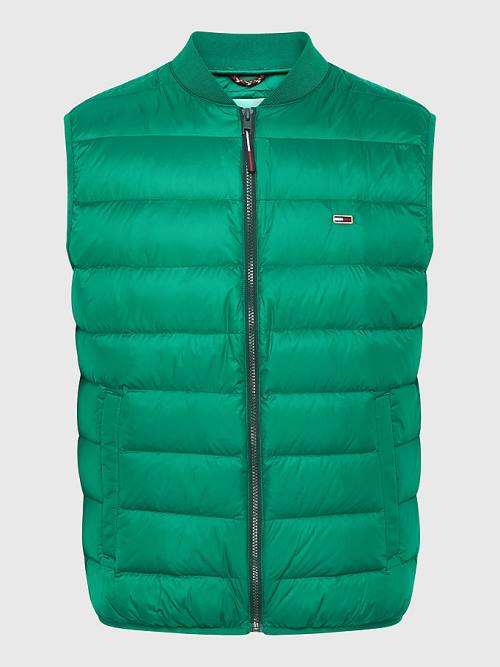 Tommy Hilfiger Packable Light Down Vest Kabát Férfi Zöld | TH741UYQ