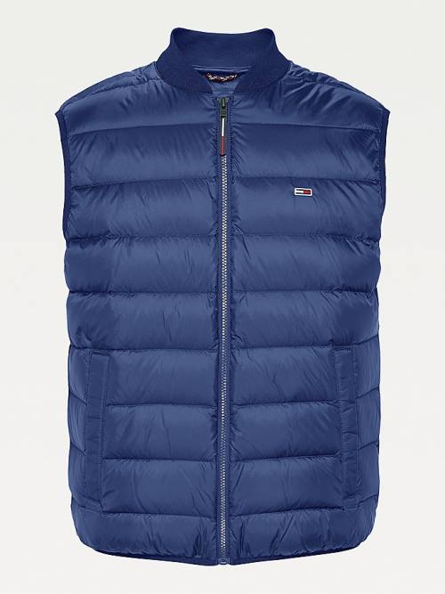 Tommy Hilfiger Packable Light Down Vest Kabát Férfi Kék | TH905DGO