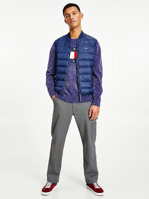 Tommy Hilfiger Packable Light Down Vest Kabát Férfi Kék | TH905DGO