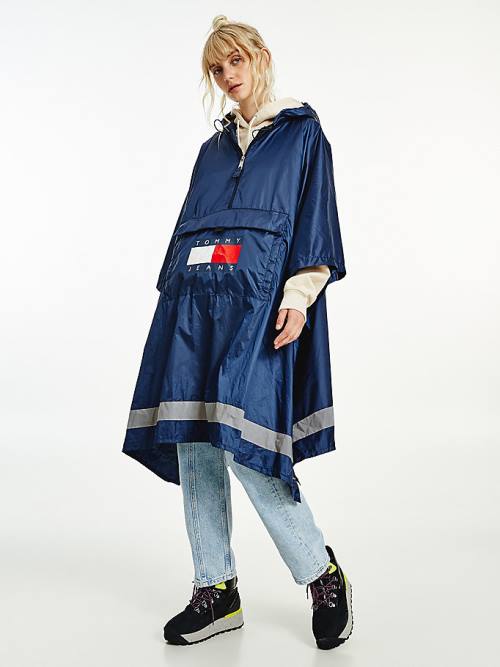 Tommy Hilfiger Packable Poncho Bum Táska Női Piros | TH573KYZ