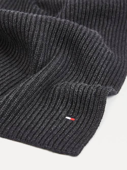 Tommy Hilfiger Pima Pamut Cashmere Sál Férfi Szürke | TH608AIB