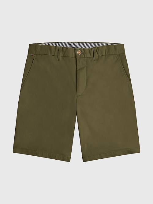 Tommy Hilfiger Plus Essential 1985 Organic Pamut Rövidnadrág Férfi Khaki | TH731PQX