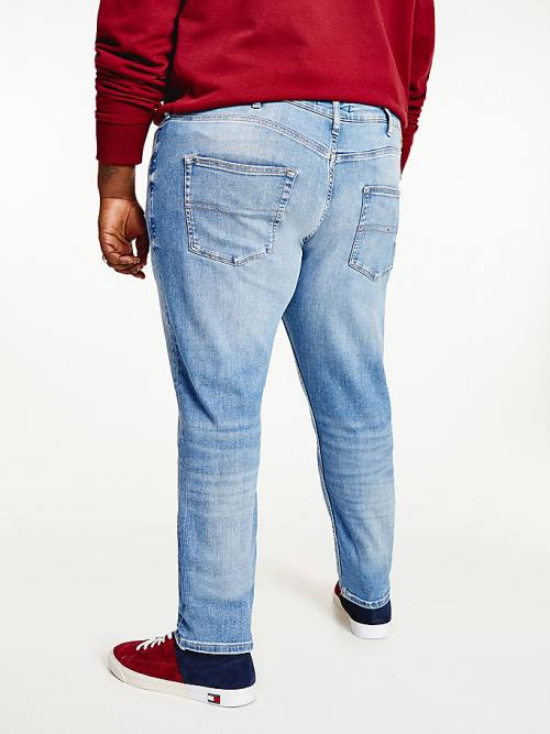 Tommy Hilfiger Plus Scanton Slim Faded Farmer Férfi Denim | TH903WND