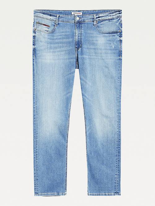 Tommy Hilfiger Plus Scanton Slim Faded Farmer Férfi Denim | TH903WND