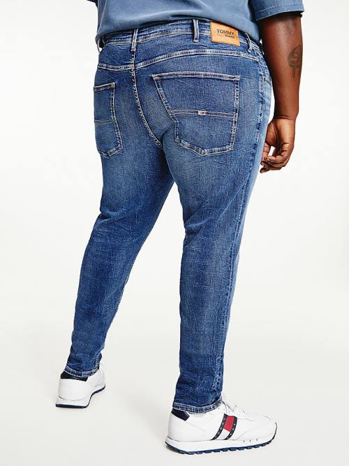 Tommy Hilfiger Plus Simon Skinny Faded Farmer Férfi Denim | TH426BIP