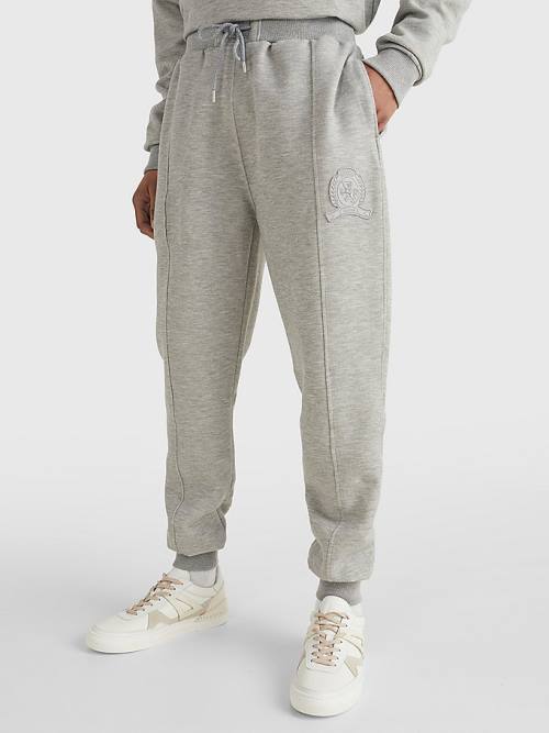 Tommy Hilfiger Prep Cuffed Piping Joggers Nadrág Férfi Szürke | TH576WLC