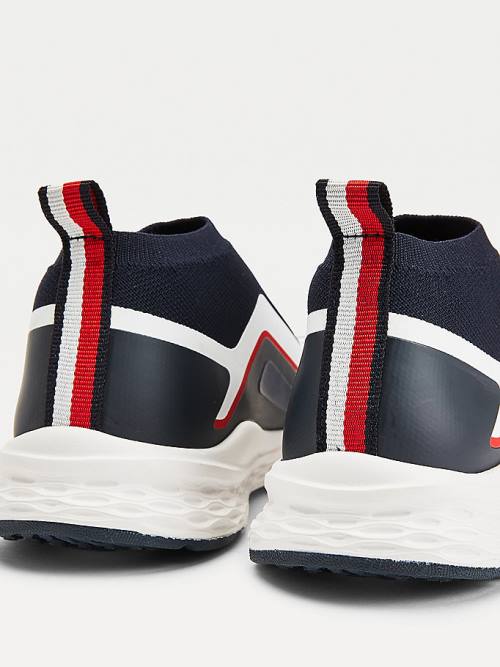 Tommy Hilfiger Pull-On Low-Top Sock Tornacipő Fiú Kék | TH931IHC