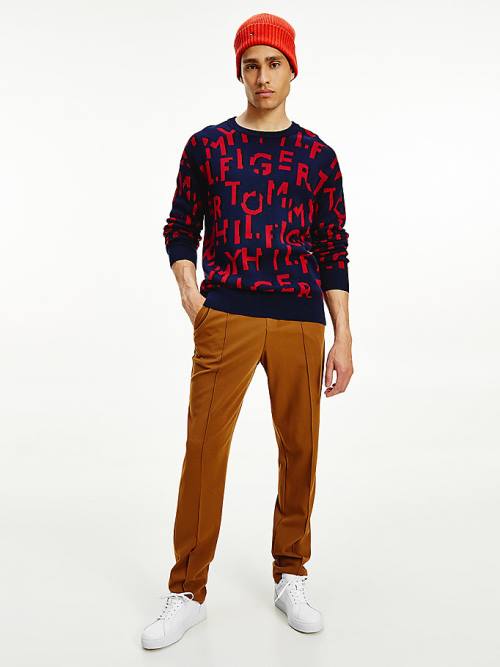 Tommy Hilfiger Pull-On Relaxed Nadrág Férfi Barna | TH156LQX