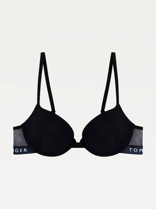 Tommy Hilfiger Push-Up Regular Fit Bra Fehérnemű Női Kék | TH490PDU