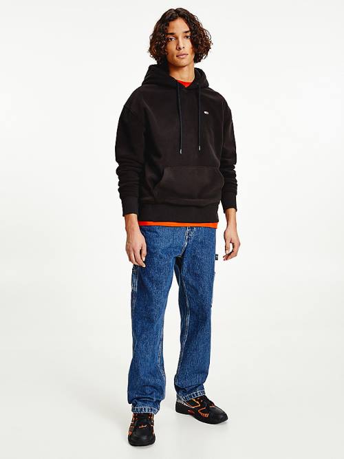 Tommy Hilfiger Recycled Polar Fleece Pulóver Férfi Fekete | TH361MPO