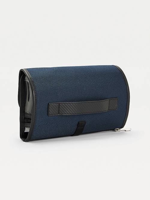 Tommy Hilfiger Recycled Travel Washbag Táska Férfi Kék | TH619QTI