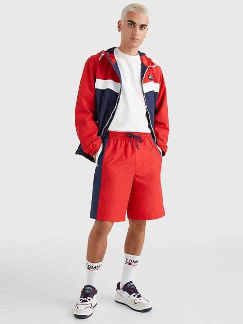 Tommy Hilfiger Relaxed Fit Basketball Rövidnadrág Férfi Piros | TH832NOJ