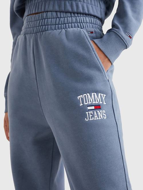 Tommy Hilfiger Relaxed Fit Logo Joggers Nadrág Női Lila | TH481KXB