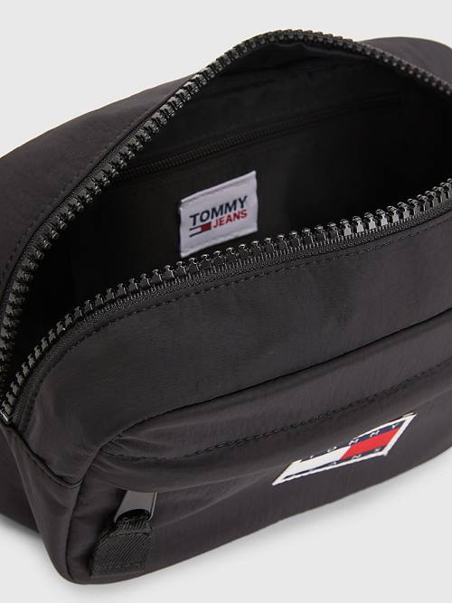 Tommy Hilfiger Repeat Logo Bumbag Táska Férfi Fekete | TH073SAK