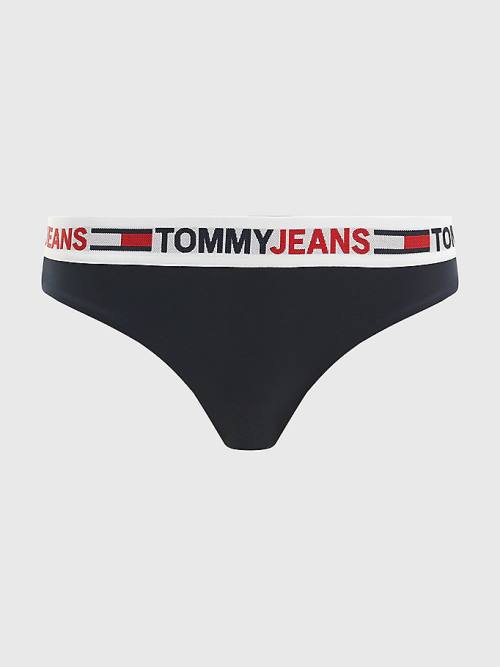 Tommy Hilfiger Repeat Logo Classic Bikini Bottoms Fürdőruha Női Kék | TH916YLI