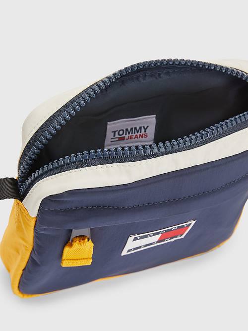 Tommy Hilfiger Repeat Logo Tape Reporter Táska Férfi Kék | TH376VOC