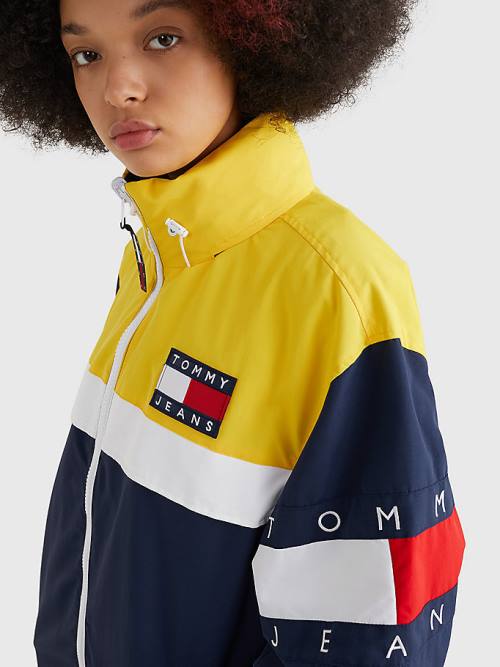 Tommy Hilfiger Reversible Chicago Windbreaker Kabát Férfi Kék | TH459ADF