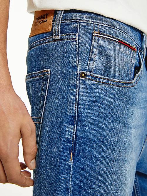 Tommy Hilfiger Rey Relaxed Tapered Farmer Férfi Denim | TH730PNO