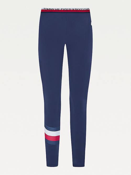 Tommy Hilfiger Rossignol Base Layer Ski Leggings Női Kék | TH987JPI