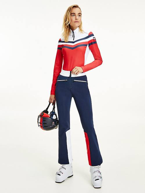 Tommy Hilfiger Rossignol Colour-Blocked Ski Nadrág Női Kék | TH436LEC