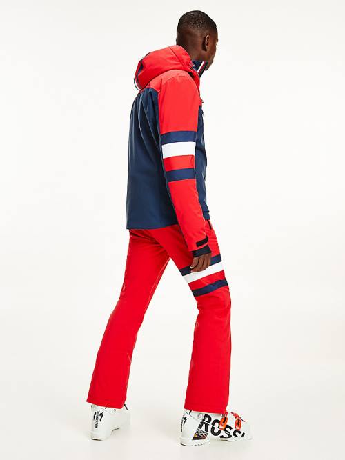 Tommy Hilfiger Rossignol Colour-Blocked Ski Kabát Férfi Piros | TH726MUK