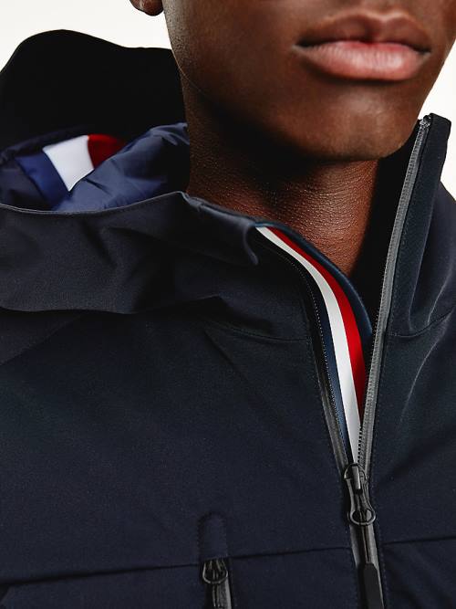 Tommy Hilfiger Rossignol Csuklyás Padded Ski Öltöny Férfi Fekete | TH812ASC