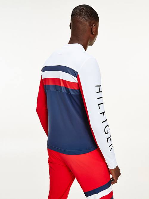 Tommy Hilfiger Rossignol Long Sleeve Base Layer Póló Férfi Fehér | TH605BPR