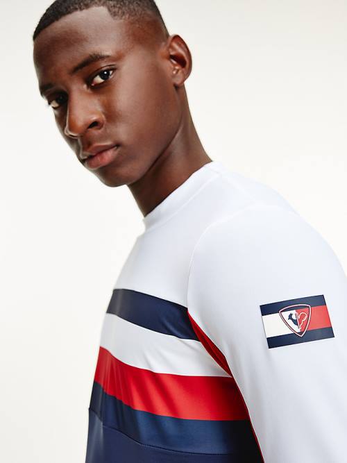 Tommy Hilfiger Rossignol Long Sleeve Base Layer Póló Férfi Fehér | TH605BPR