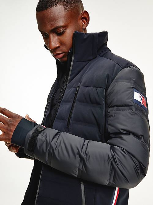 Tommy Hilfiger Rossignol Padded Contrast Ski Kabát Férfi Fekete | TH612NZM