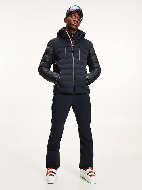 Tommy Hilfiger Rossignol Padded Contrast Ski Kabát Férfi Fekete | TH612NZM