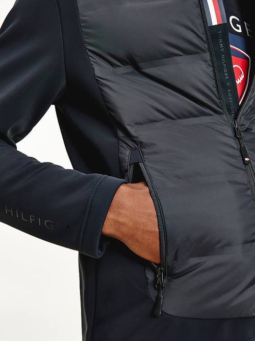 Tommy Hilfiger Rossignol Padded Zip-Thru Kabát Férfi Fekete | TH350NGA