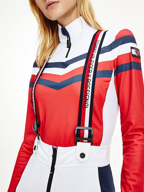 Tommy Hilfiger Rossignol Ski Dungarees Ruha Női Fehér | TH561YTI