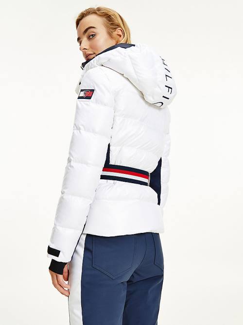 Tommy Hilfiger Rossignol Tonal Ski Kabát Női Fehér | TH436LPJ