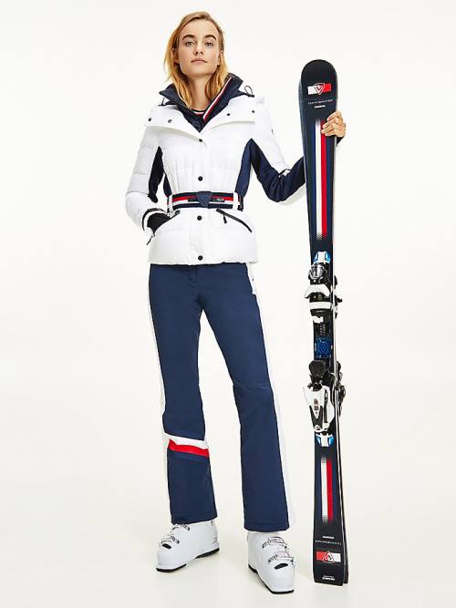 Tommy Hilfiger Rossignol Tonal Ski Kabát Női Fehér | TH436LPJ