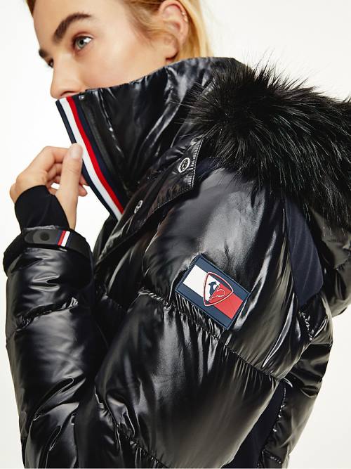 Tommy Hilfiger Rossignol Tonal Ski Kabát Női Fekete | TH981BVZ