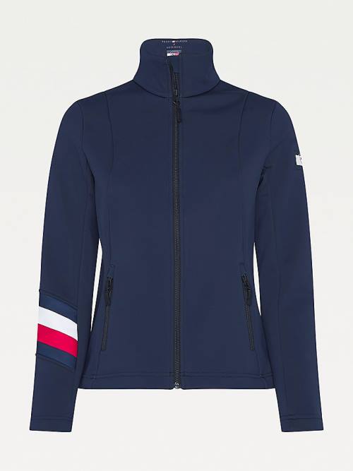 Tommy Hilfiger Rossignol Zip-Thru Ski Kabát Női Kék | TH219ONS