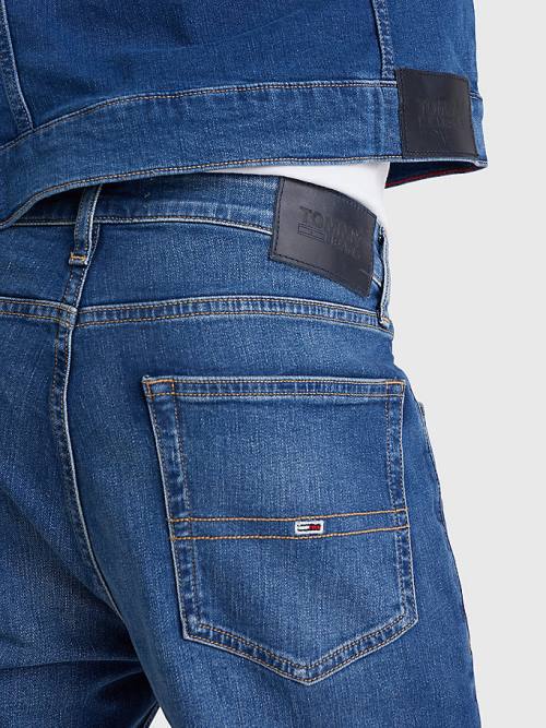 Tommy Hilfiger Ryan Straight Relaxed Fit Faded Farmer Férfi Denim | TH731ZAY