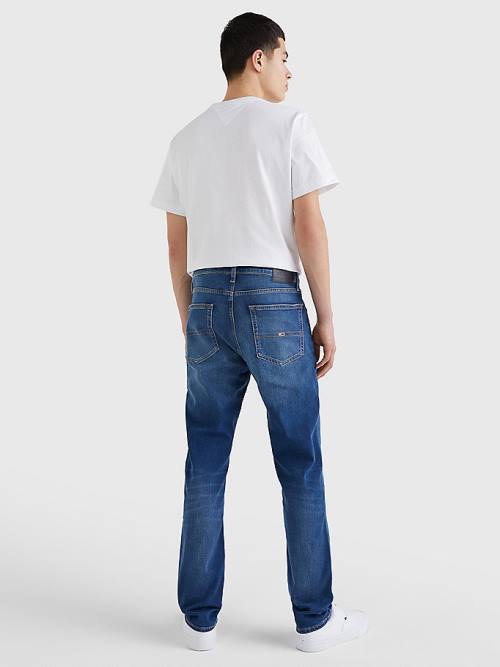 Tommy Hilfiger Ryan Straight Relaxed Fit Faded Farmer Férfi Denim | TH731ZAY