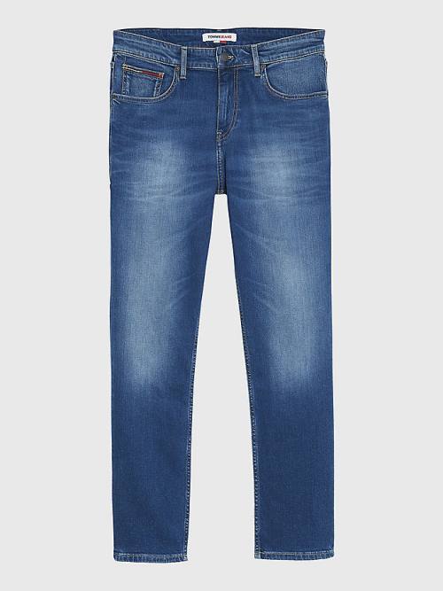 Tommy Hilfiger Ryan Straight Relaxed Fit Faded Farmer Férfi Denim | TH731ZAY