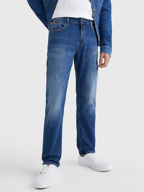 Tommy Hilfiger Ryan Straight Relaxed Fit Faded Farmer Férfi Denim | TH731ZAY