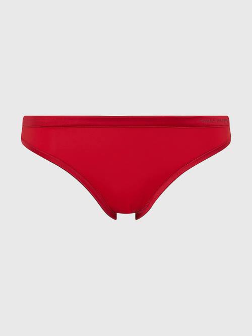 Tommy Hilfiger Satin Trim Bikini Briefs Fehérnemű Női Piros | TH973FYC