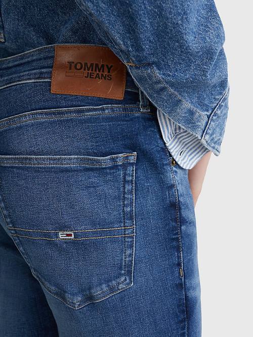 Tommy Hilfiger Scanton Faded Slim Fit Farmer Férfi Denim | TH250LPG