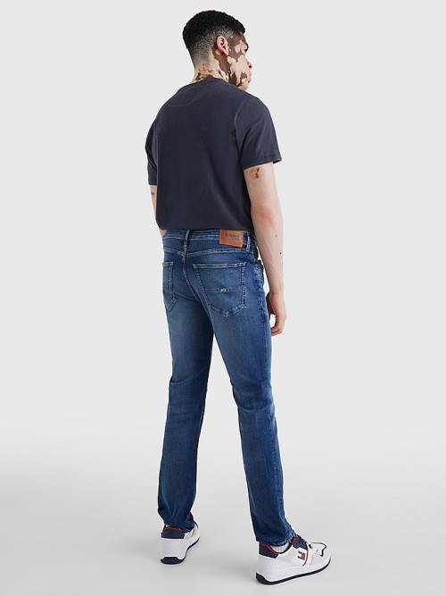 Tommy Hilfiger Scanton Faded Slim Fit Farmer Férfi Denim | TH250LPG